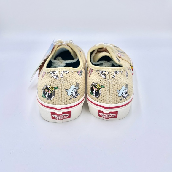 Vans x ONE PIECE Authentic Straw Hat Crew Skate Shoe Natural M 7.5 / Women’s 9 - Picture 7 of 13